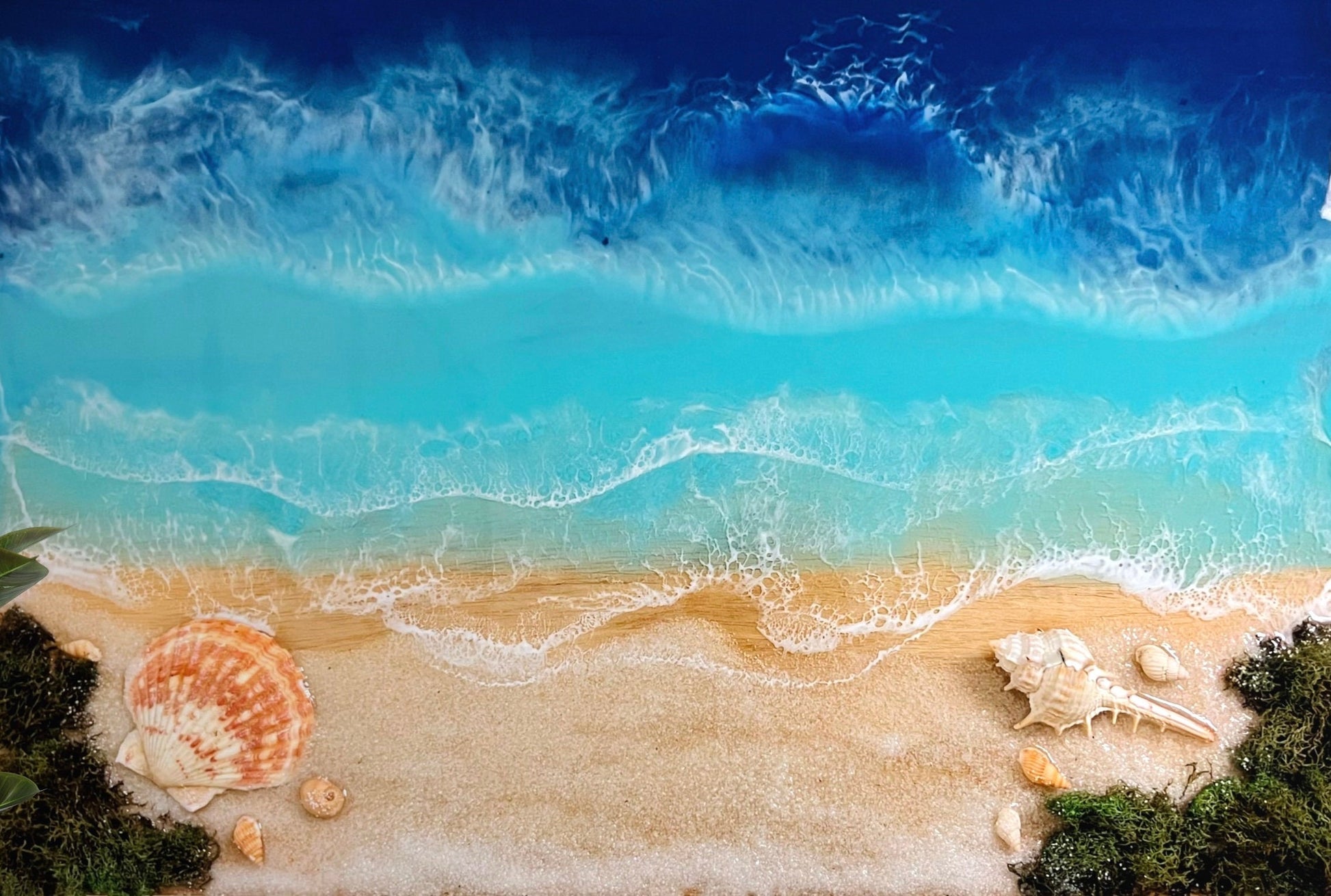 Ocean Wall art, wall art, Sea wall art,artwork beach art for wall, ocean waves wall art,Resin Beach Art, beach resin art, Beach Art decor